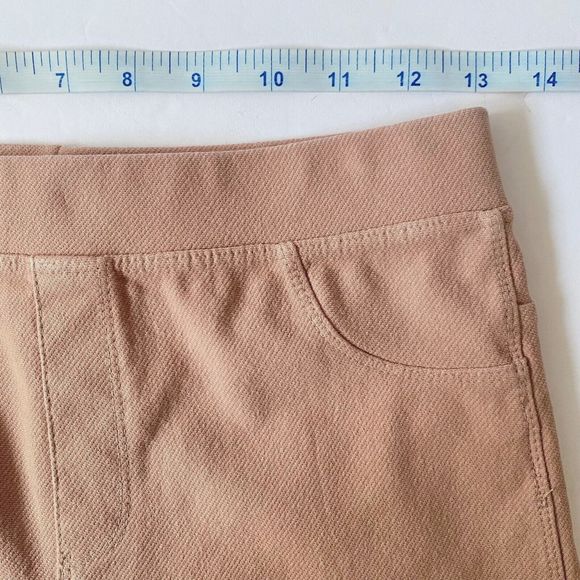Zara Pants Women's Junior Size 11 - 12 Mauve Pink Wide Leg Crop Stretchy Pull On - Picture 12 of 16